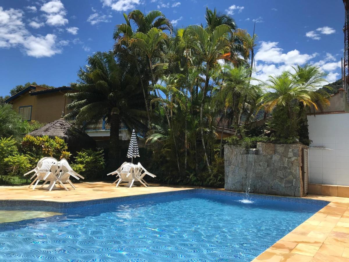 Apartamento Estilo Chale Com Piscina Убатуба Екстериор снимка
